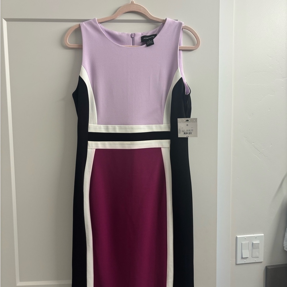 Liz Claiborne Dress in Purple and Pink